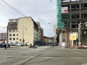 Eine Straße in Jena