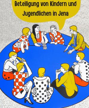 Gezeichnetes Bild: Personen sitzen auf dem Boden im Kreis