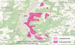 Karte von Jena