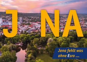 Stadtkulisse Jena ohne JenaTower