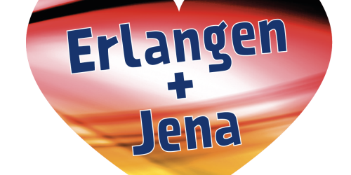 Ein Herz mit Erlangen und Jena