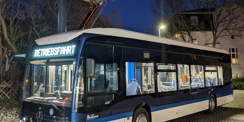 Bus des Jenaer Nahverkehrs