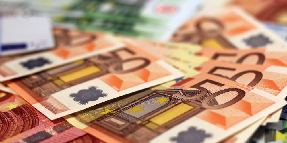 Verschiedene Euro-Geldscheine