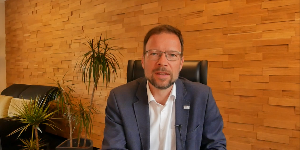 Screenshot Video: OB Thomas Nitzsche während seiner Wochenbotschaft