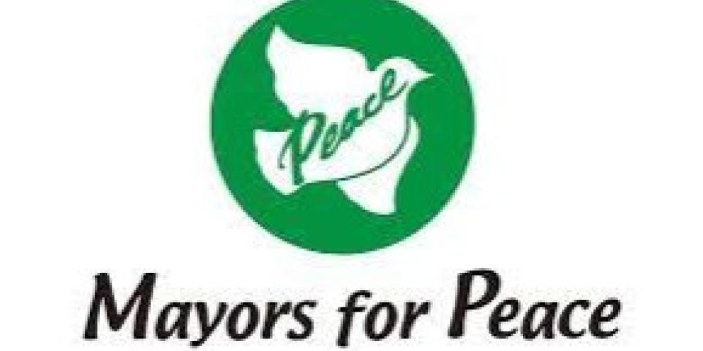 Flagge Mayors for Peace