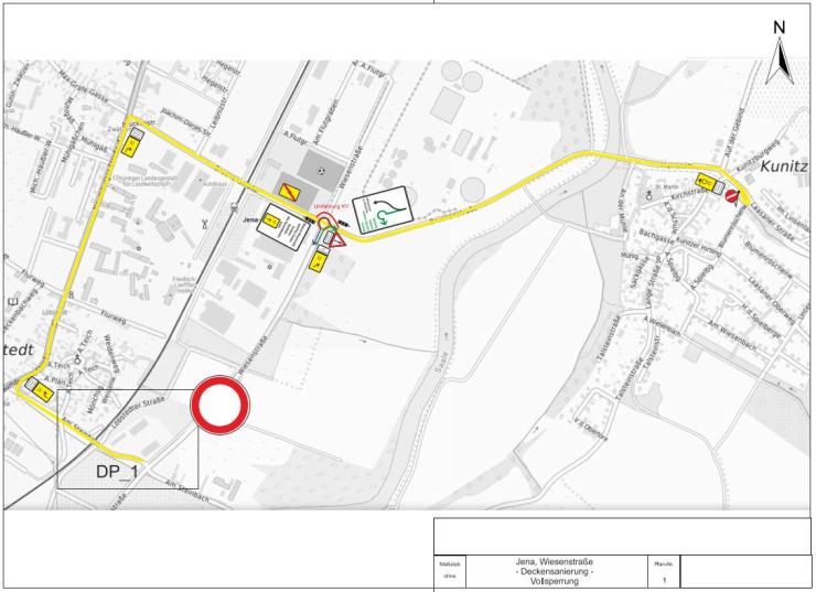 Umleitung Wiesenstraße VS1