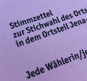 Ein Stimmzettel