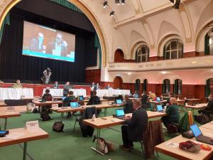 Stadtratssitzung im Jenaer Volkshaus
