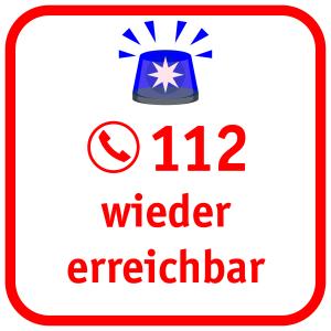 112 wieder erreichbar