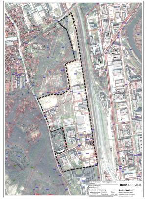 Übersichtsplan mit Geltungsbereich des Bebauungsplanes