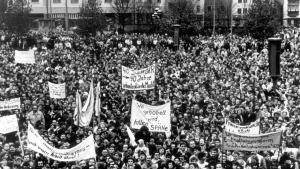 Um die Einheit zu erlangen, demonstrierten auch in Jena viele Menschen.