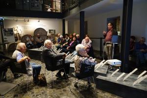 Erzählcafé in Pössneck für die Bewerbung um das Zukunftszentrum