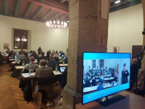 Stadtratssitzung im Historischen Rathaus am 16. November 2022