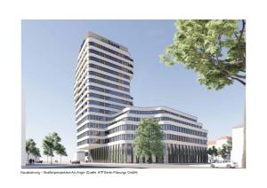 Visualisierung - Straßenperspektive Am Anger 