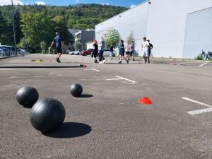 Sportequipment der Sportbox in Aktion