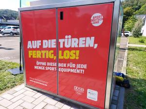 Die erste Sportbox in Thüringen steht in Jena Göschwitz an der Berufsschule SBSZ