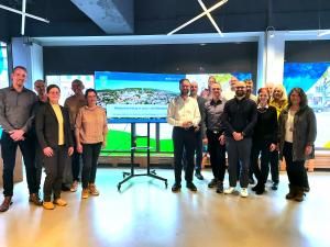 Stadtplaner aus Erlangen und Jena informieren sich über aktuelle Projekte der Stadtentwicklung