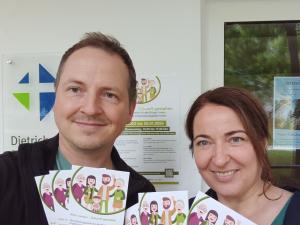 teffen Walther vom Seniorenbüro Jena und Elisabeth Meitz-Spielmann von der Ev. Erwachsenenbildung Thüringen