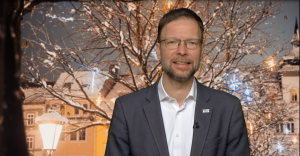 OB Thomas Nitzsche hält seine Weihnachtsbotschaft