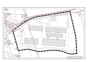 Geltungsbereich des Bebauungsplanes B-Lr 02 "Wohnbebauung An der Isserstedter Straße"