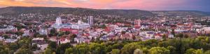 Stadtkulisse von Jena ohne den markanten JenTower
