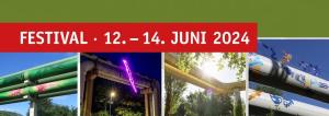 Festival Ankündigung mit Fernwärmerohren