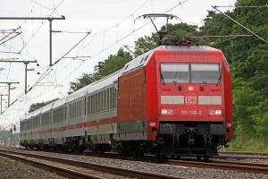 Ein Intercity der Deutschen Bahn