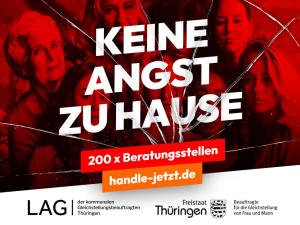 Motiv der Kampagne gegen häusliche Gewalt