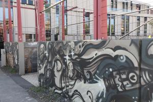 Graffitikunst am Engelplatz