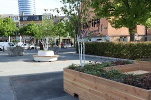 Pflanzkübel und Hochbeete