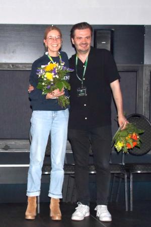 Kunstpreistragende Sergey Prokovyev und Alexandra Wolf vom 17.05.2025