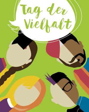 Grafische Darstellung von vielfältigen Personen