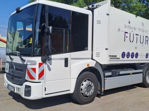 vollelektrisches Abfallsammel-Auto