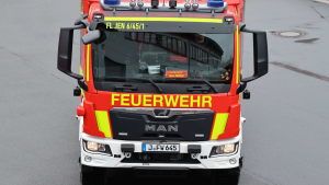 Feuerwehrauto von vorne