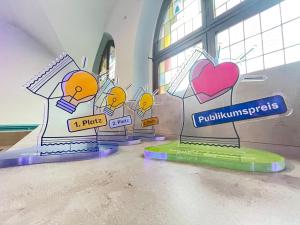  Die Preise für den StadtLab Ideenwettbewerb 2025.