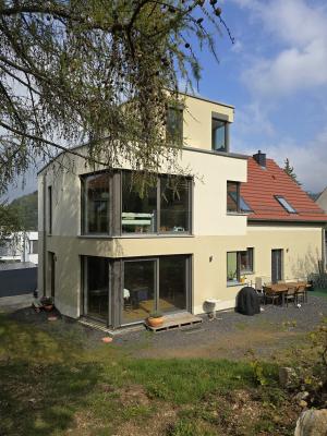 Ansicht eines Hauses.