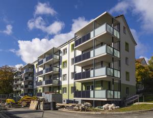 Ansicht eines Hauses.