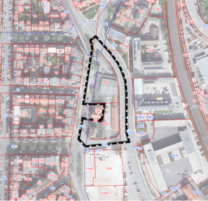 Übersichtplan des Geltungsbereiches des Bebauungsplanes