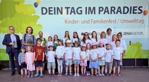 Alle Preisträgerinnen und Preisträger des diesjährigen Kinder- & Jugend-Umweltpreises