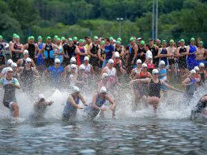 Schwimmer am Schleichersee