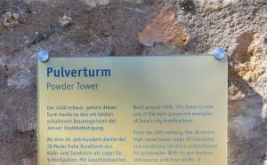 Tafel am Pulverturm