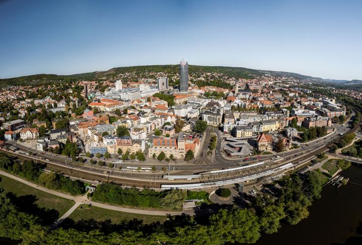 Panorama der Stadt Jena