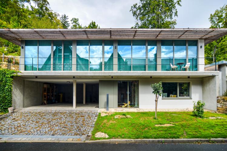 Ansicht eines Hauses