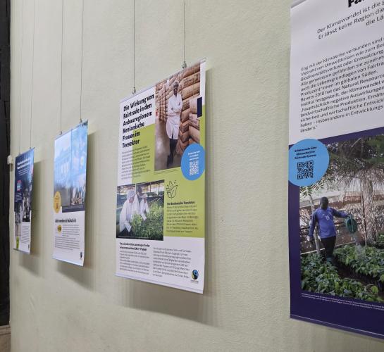 Ausstellung "Fairer Handel verbindet" 