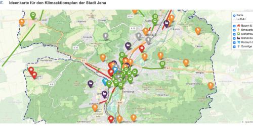 Ideenkarte klimaneutral