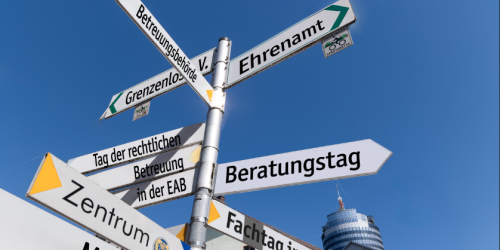 Ein Wegweiser mit vielen Richtungen