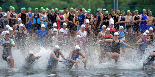 Schwimmer am Schleichersee
