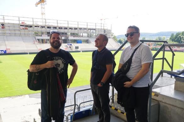 Stadionbesuch beim Netzwerktreffen zum Fanprojekt und Zukunftszentrum