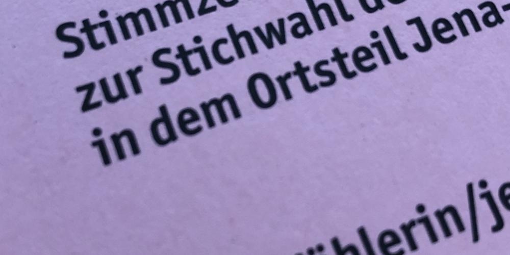 Ein Stimmzettel