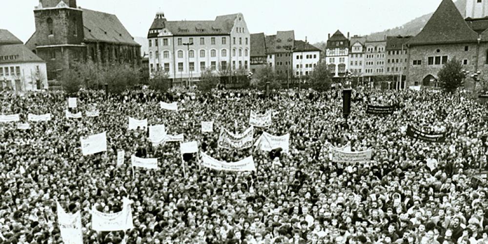 Eine große Demonstration